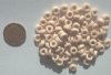 100 3x7mm Rough Cut Chalk Sand Spacers